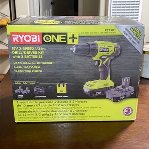 Ryobi Power Drill/Driver Kit
